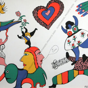 Niki de Saint-Phalle (1930-2002) Je t'aime Litho/Pap. sign.bez. dat. 1971