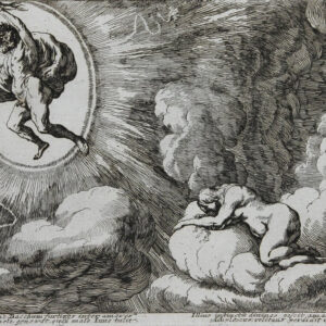 J.W.Baur- Ovid Metamorphosen - Jupiter und Semele -Kupferstich 1640