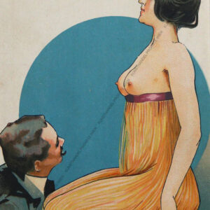 Art Nouveau- Symbolische Darstellung - Der Stolz - Postkarte um 1900