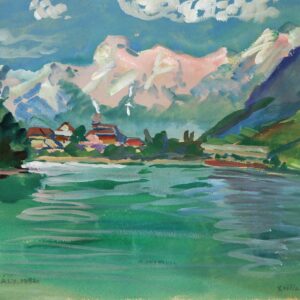 Kiraly, Maria(1897-1975) Zell am See Tempera sign.dat.1952