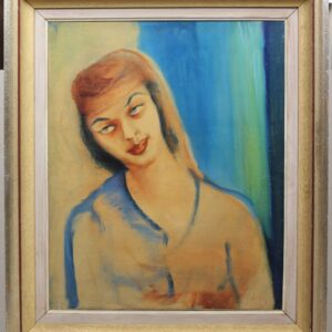 Libeski, Robert  (1892-1988) Brustbild einer Dame Öl/Leinwand signiert