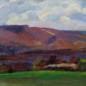 Hänisch, Alois (1866-1937) Weite Landschaft  Ölstudie um 1920