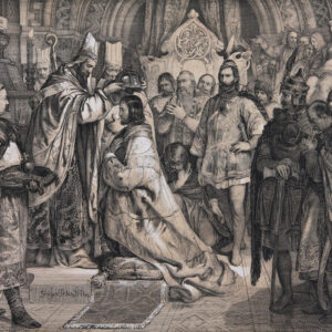 Peter Johann Nepomuk Geiger - Stephan der Heilige wird zum ungarischen Könige gekrönt, 1000.