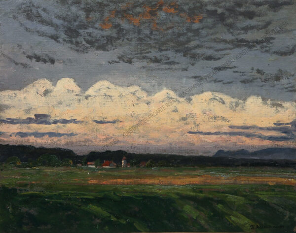 Fanny Assenbaum - Blick auf ein Dorf