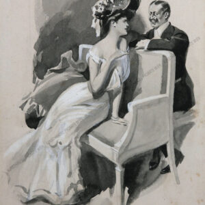 Theodor Zasche - Elegantes Paar in einer Loge