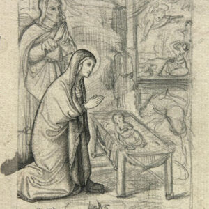 Eduard Ender - Josef und Maria mit Jesuskind - Im Stall zu Betlehem