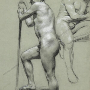 Ferdinand Andri - Zwei Männerakte - ein Frühwerk des Künstlers