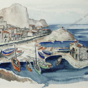 Toni Hofer - Fischerdorf bei Palermo