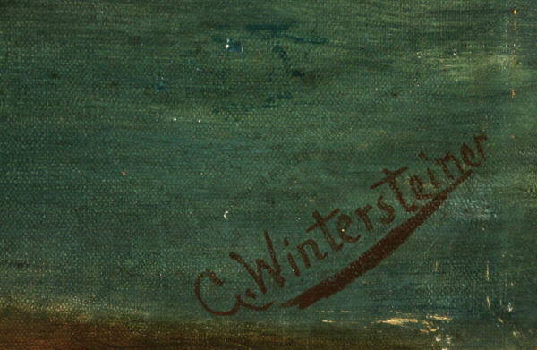 C. Wintersteiner - Motiv aus der Schweiz - Raddampfer auf dem Urnersee