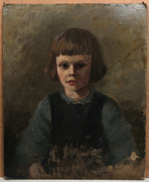 Klothilde (Clothilde ) Tschuppik - Kinderportrait ( kleines Mädchen)