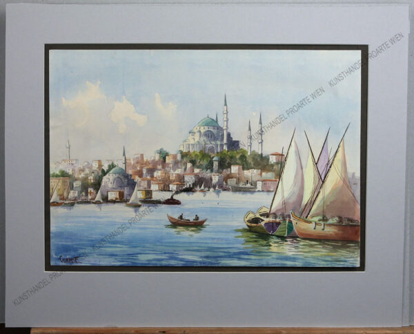 Serif Renkgörür - Der Hafen von Konstantinopel