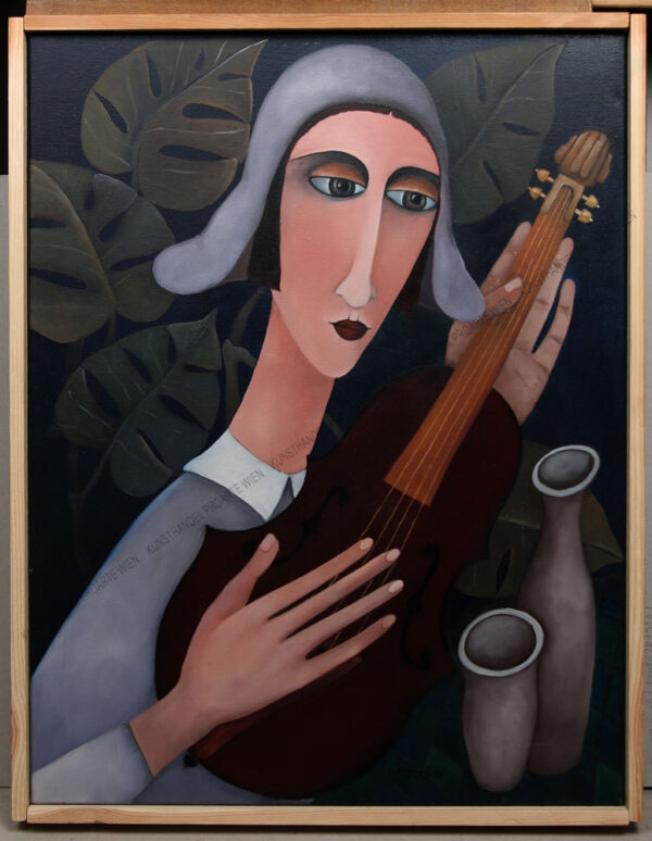 Jolanta Podlesny - Frau mit Violine