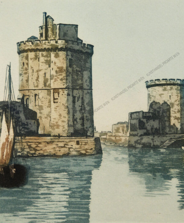 Frédéric Louis Leve - Der Hafen von La Rochelle