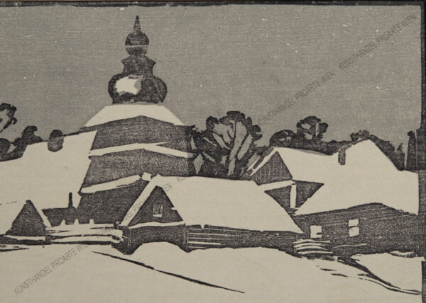 Stefan Filipkiewicz - Verschneite Dorfkirche