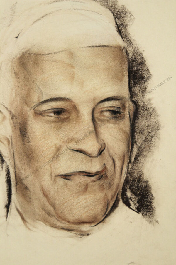 Anton Filkuka - Portrait des Braj Kumar Nehru