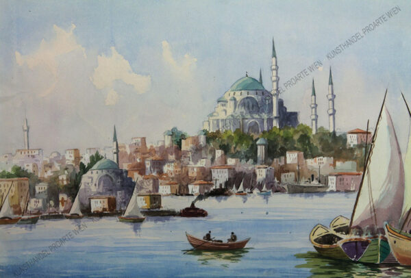 Serif Renkgörür - Der Hafen von Konstantinopel