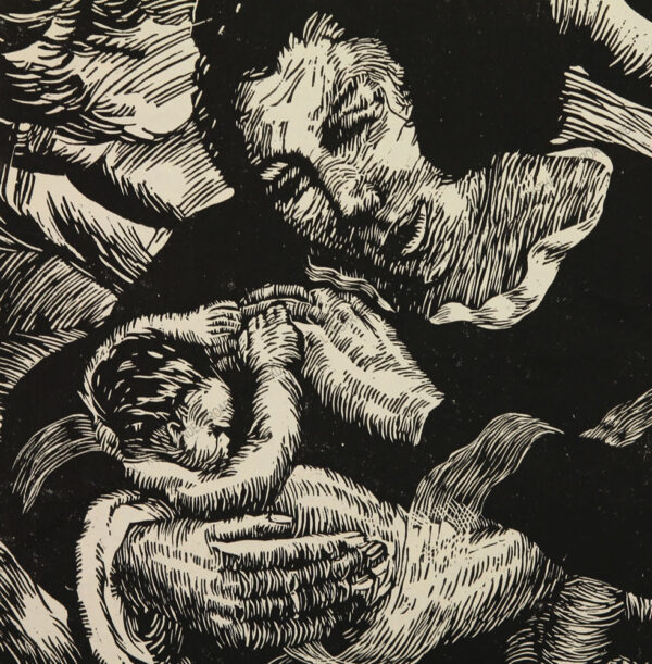 Otto Rudolf Schatz - Expressionistische Darstellung - Mutter mit Kind
